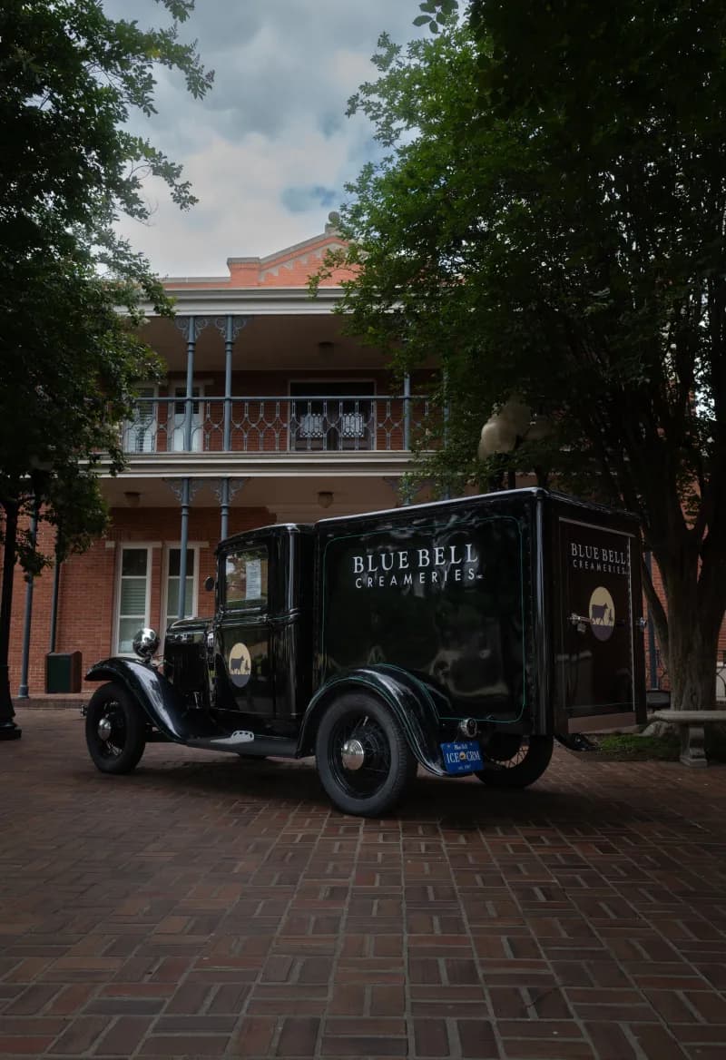 Blue Bell Creameries, Brenham. — card front preview